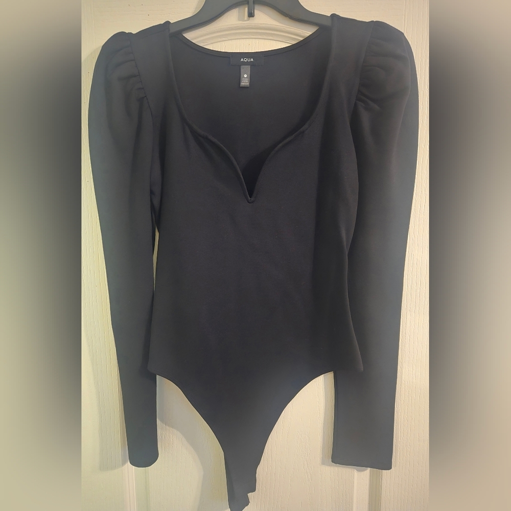 Elegant Black Long Sleeve Women's Top